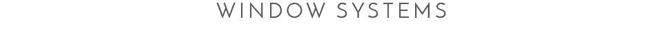 WINDOW systems